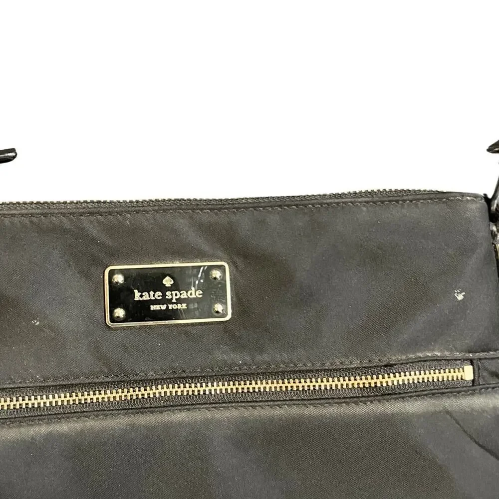 Kate Spade New York Blake Avenue Keisha Black Nylon Crossbody Bag Minimalist